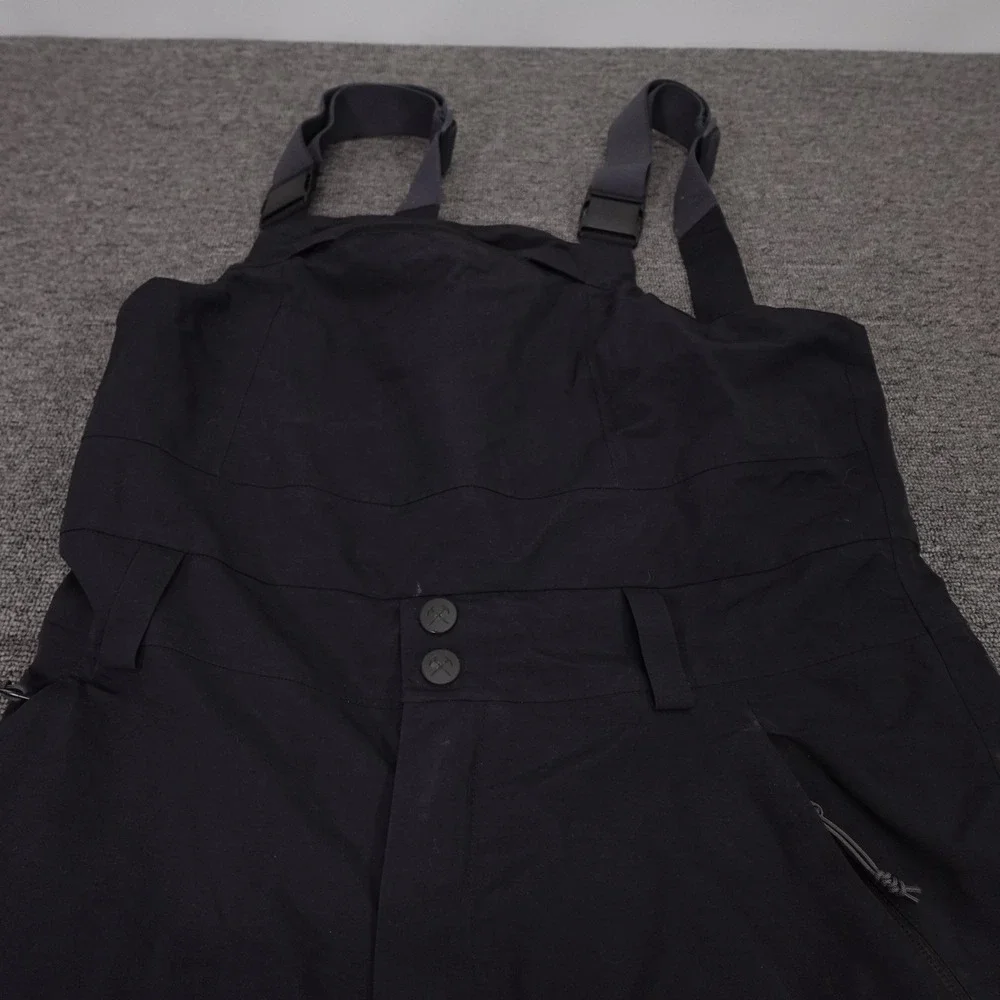 REI Co-op Peak 2L Bib Snow Pants Mens Medium 32x29 Black Waterproof Ski
